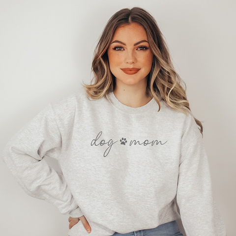 DOG MOM | Unisex Crewneck Sweatshirt