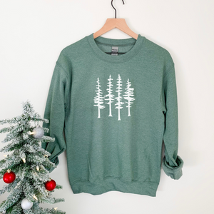 Evergreen Trees | Crewneck Sweatshirt