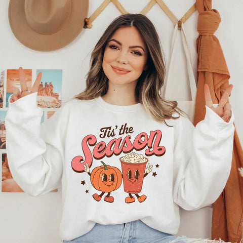 Tis the Season for Pumpkin | Unisex Crewneck Sweatshirt