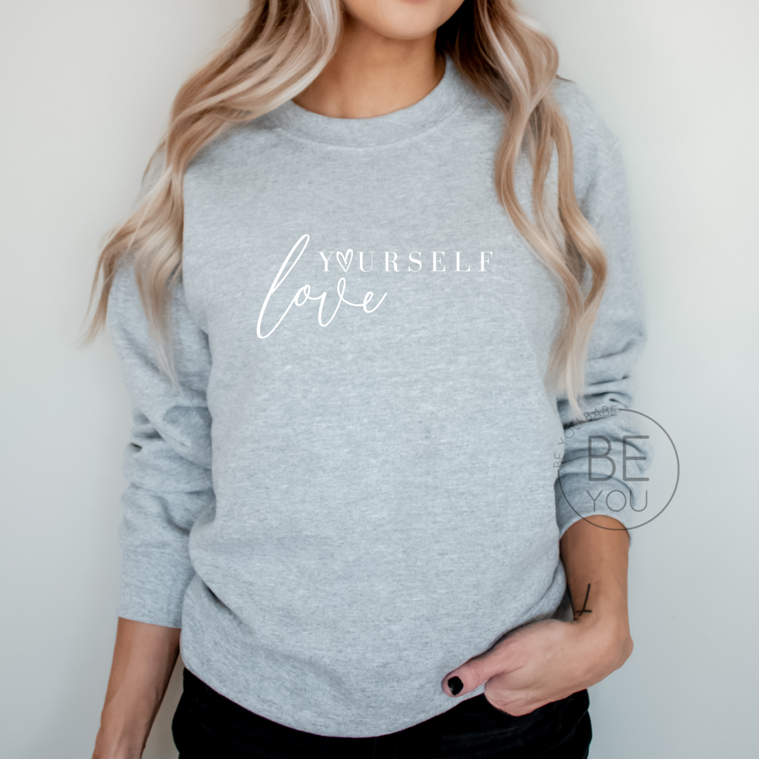 LOVE YOURSELF | Unisex Crewneck Sweatshirt